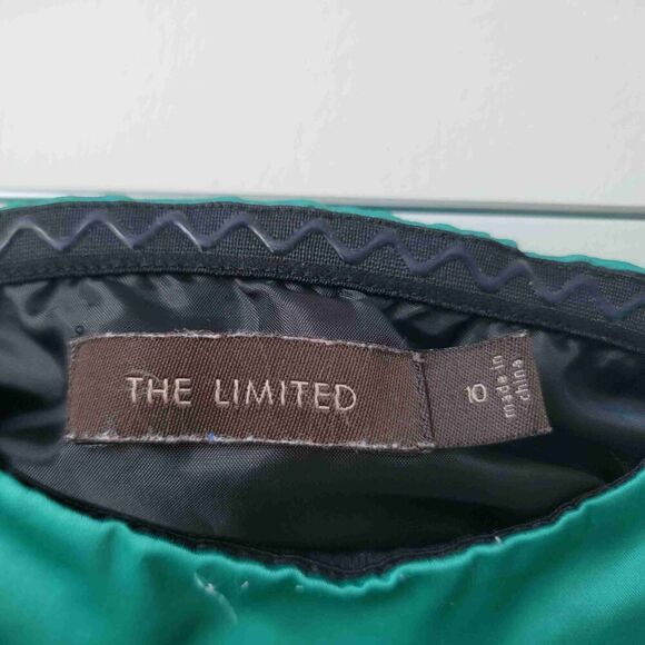 The Limited Womens Strapless Multi Color Pleated Silk Dress Above Knee Size 10 - Picture 6 of 6